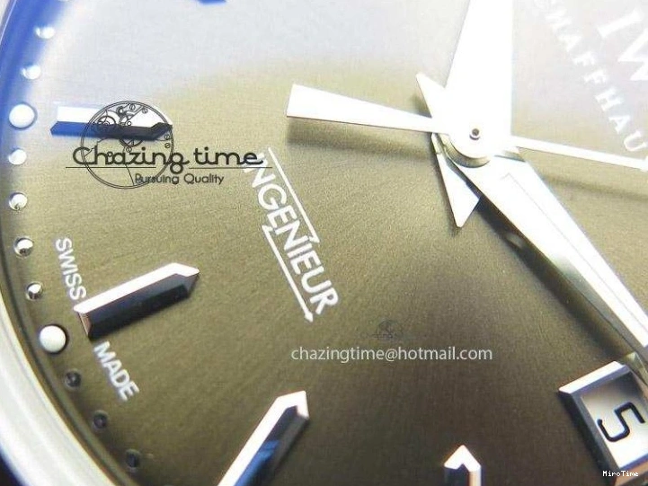 MIROTIME 0303 Affordable Ingeniuer St.Laurens SS Brown Dial MK 1:1 Best Edition On Black Leather Strap A 7365